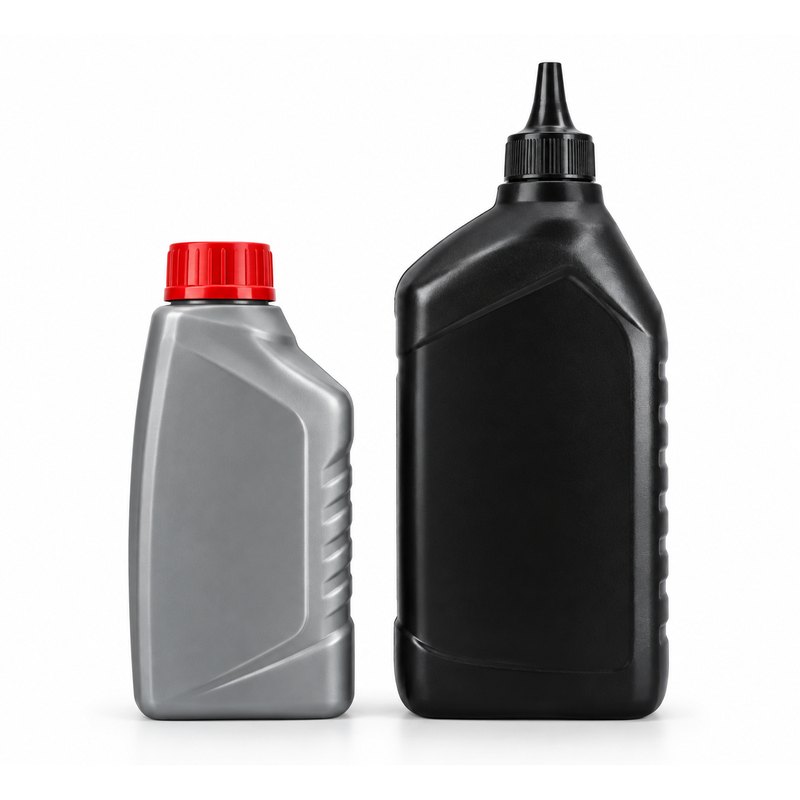 Óleo 2 tempos 500 ml + óleo de corrente 1 L