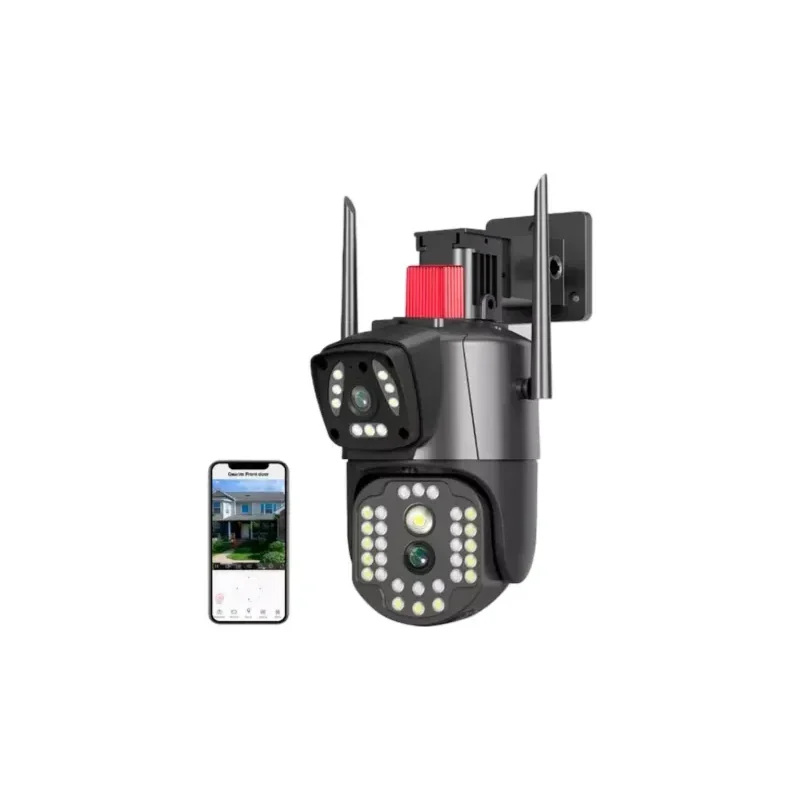 Detalhe 5 — Câmera Externa PTZ Wi-Fi Lente Dupla 2MP + 2MP —