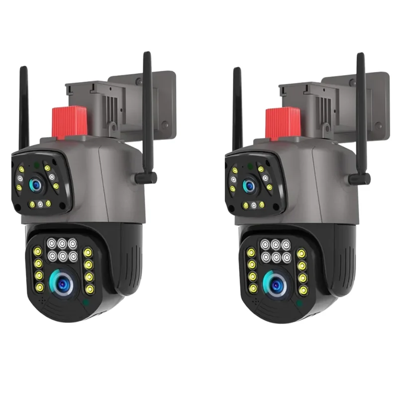 Detalhe 5 — Câmera Externa PTZ Wi-Fi Lente Dupla 2MP + 2MP —