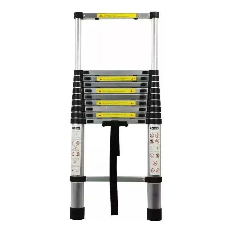 Escada Telescópica Inox 3,2m — imagem 1
