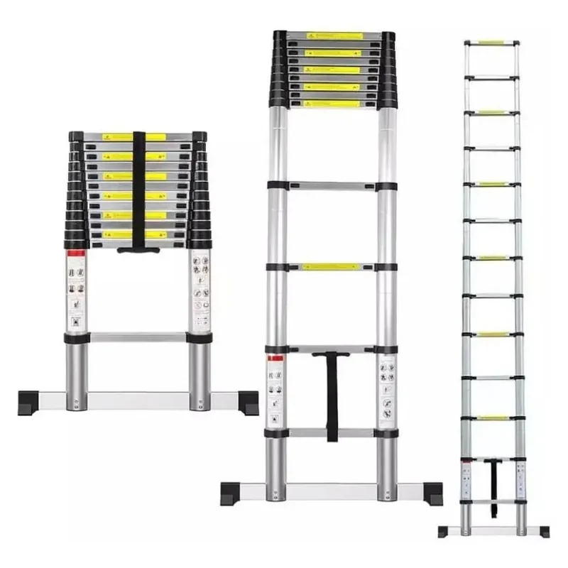 Escada Telescópica Inox 3,2m — imagem 2