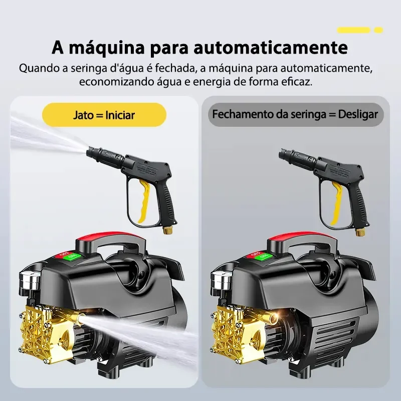 Imagem 4 de Lavadora de Alta Pressão Soarfly 4800W com Pistola, Bico