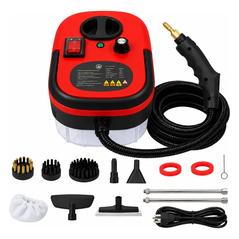 Detalhe 1 — Limpador a Vapor Portátil 1500W 3 Bar 1,2L