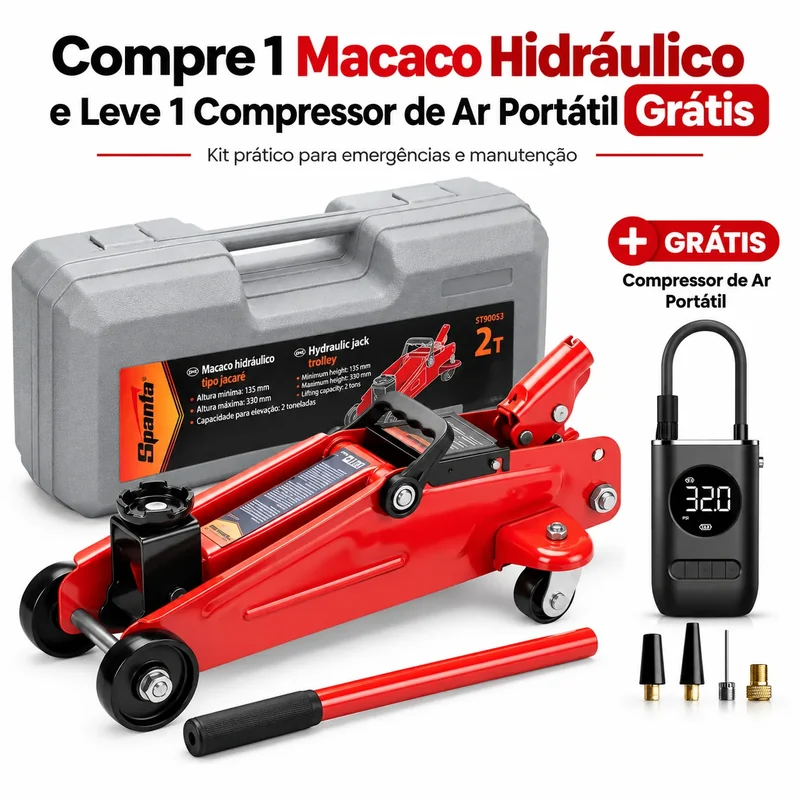 Macaco Jacaré 2T + Compressor Grátis — imagem 4