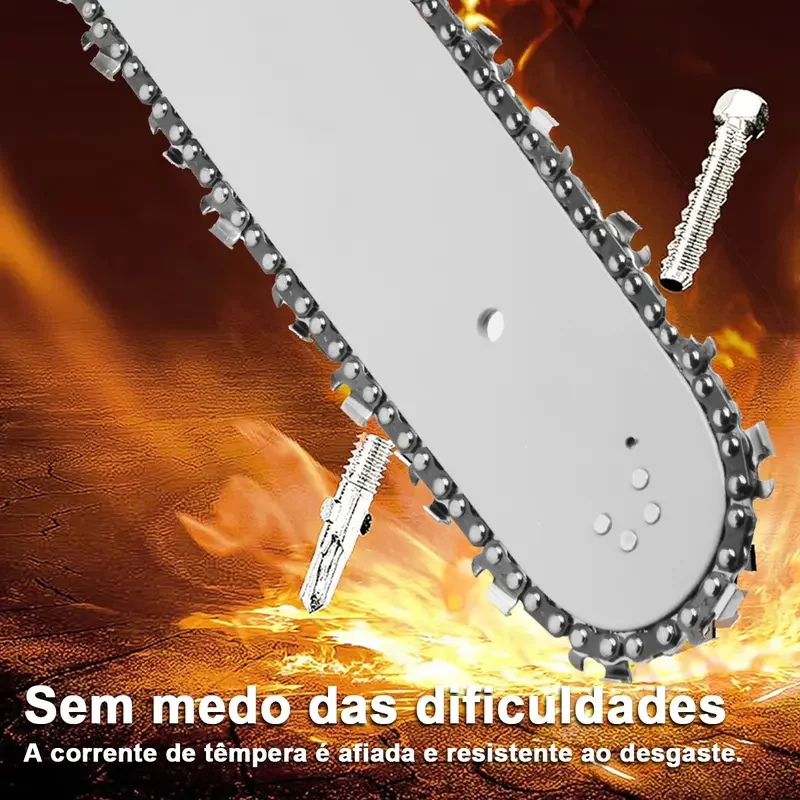 Detalhe 4 — Motosserra a Gasolina DEWEN DW404 52cc Barra 20