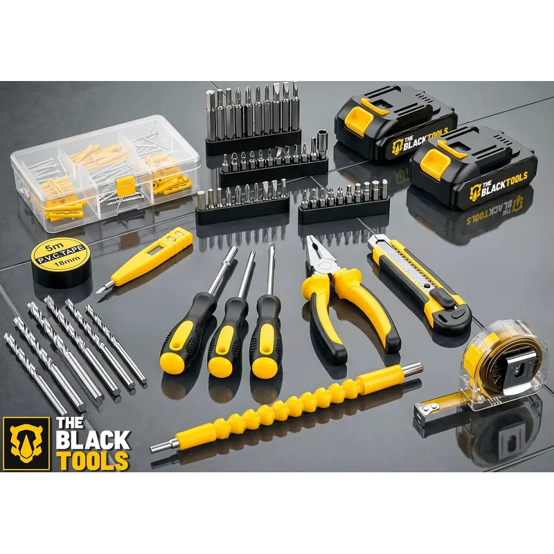 Detalhe 8 — Parafusadeira Furadeira de Impacto 21V The Black