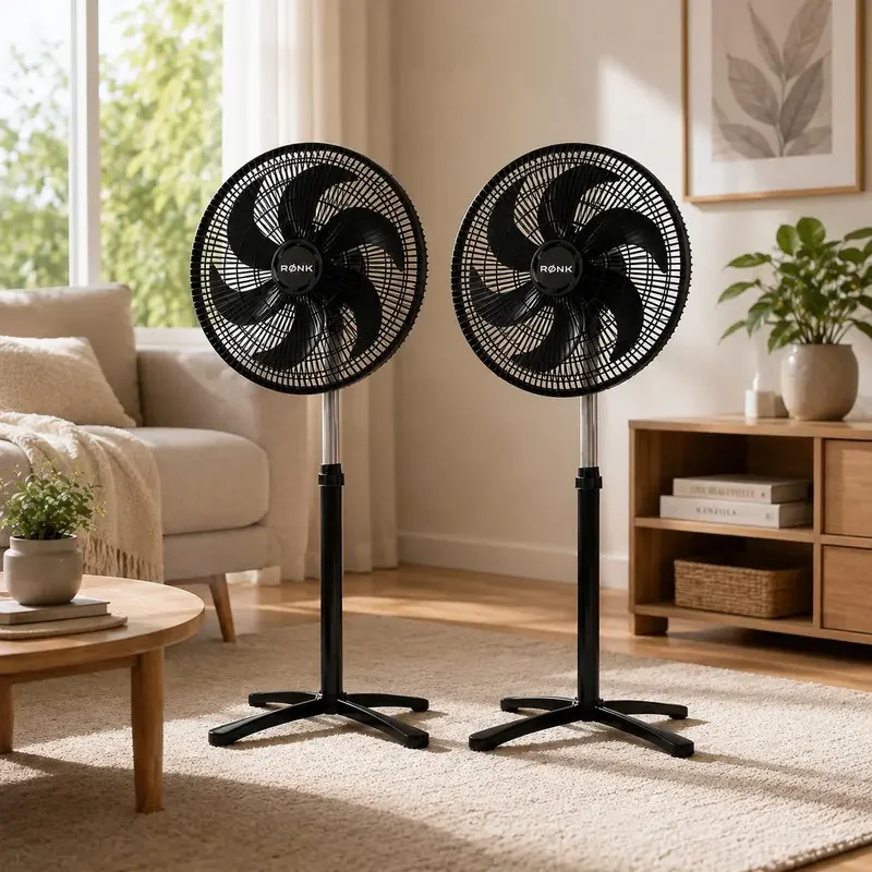 Imagem 2 de Kit 2 Ventiladores 40cm de Coluna Turbo 126W de Potência